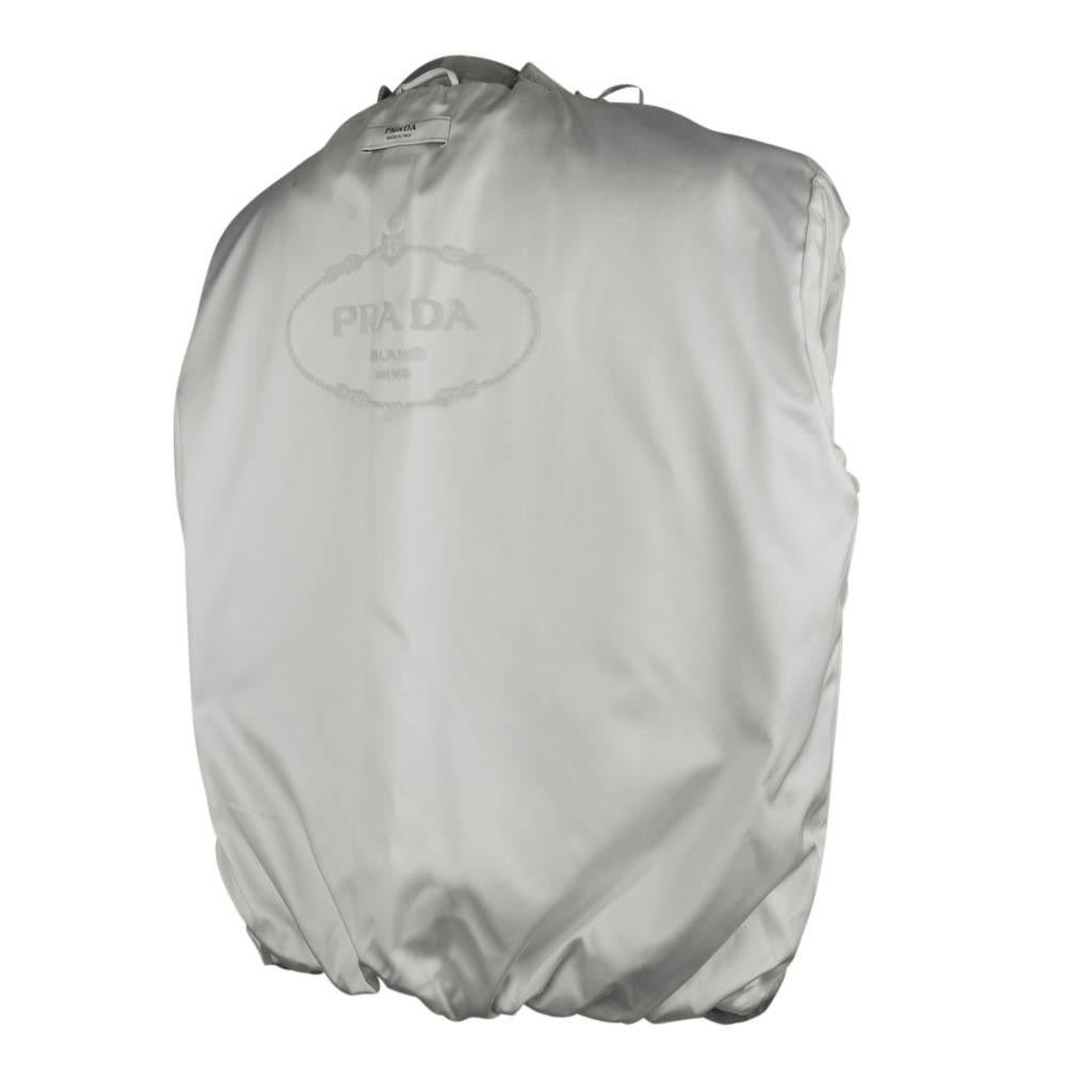 Vintage Prada Modern Jacket Soft Silver Elbow Area Sleeve 42 /  8 5