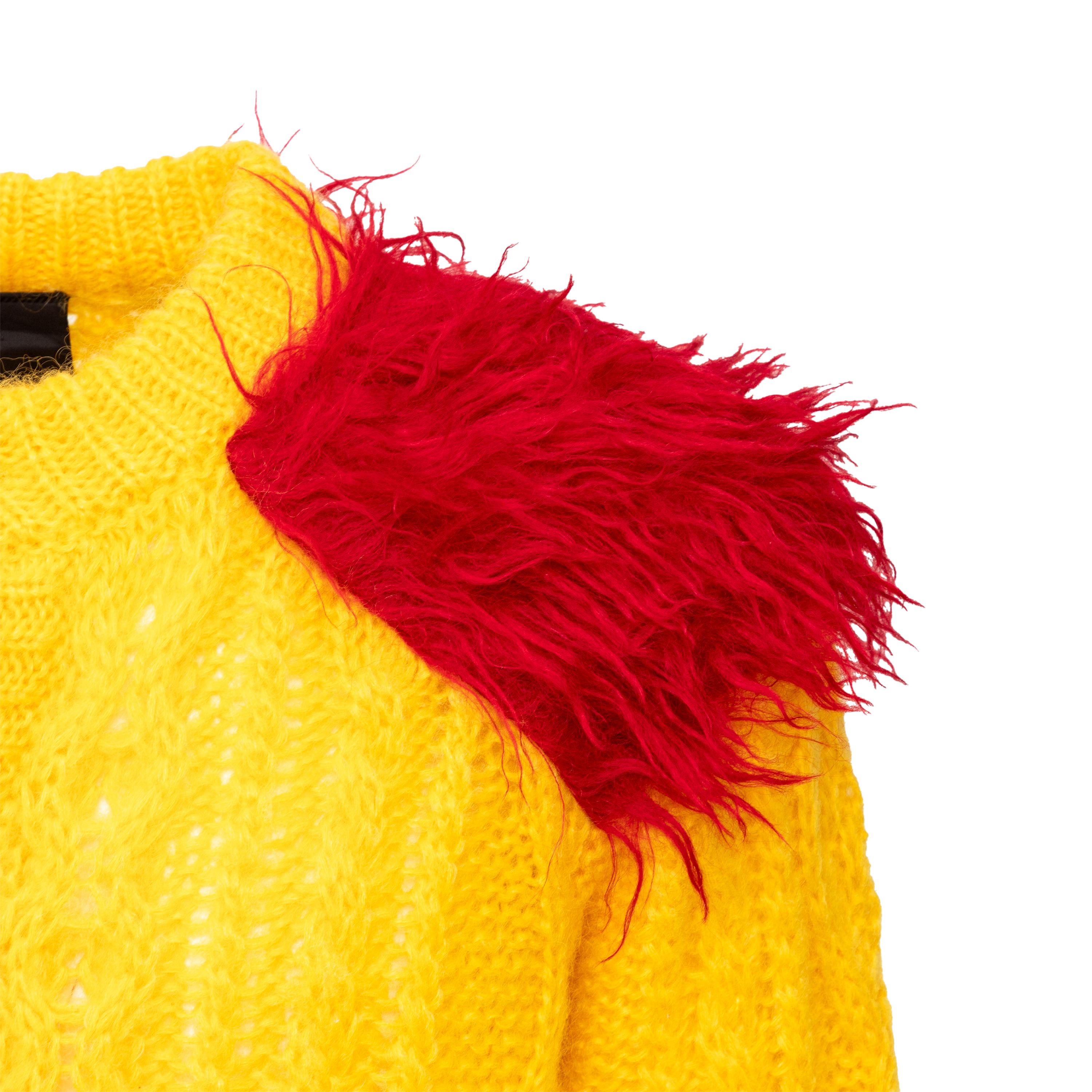 Prada Mohair Cardigan with Fur - '10s For Sale 5