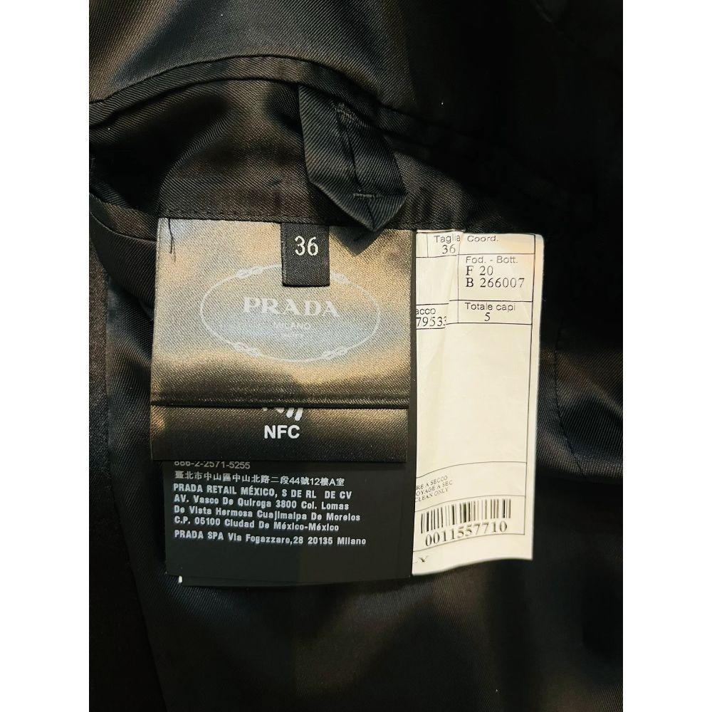 Prada Mohair & Wool Jacket Size 36IT For Sale 3