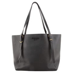 Prada Monochrome Belted Tote Leather Medium
