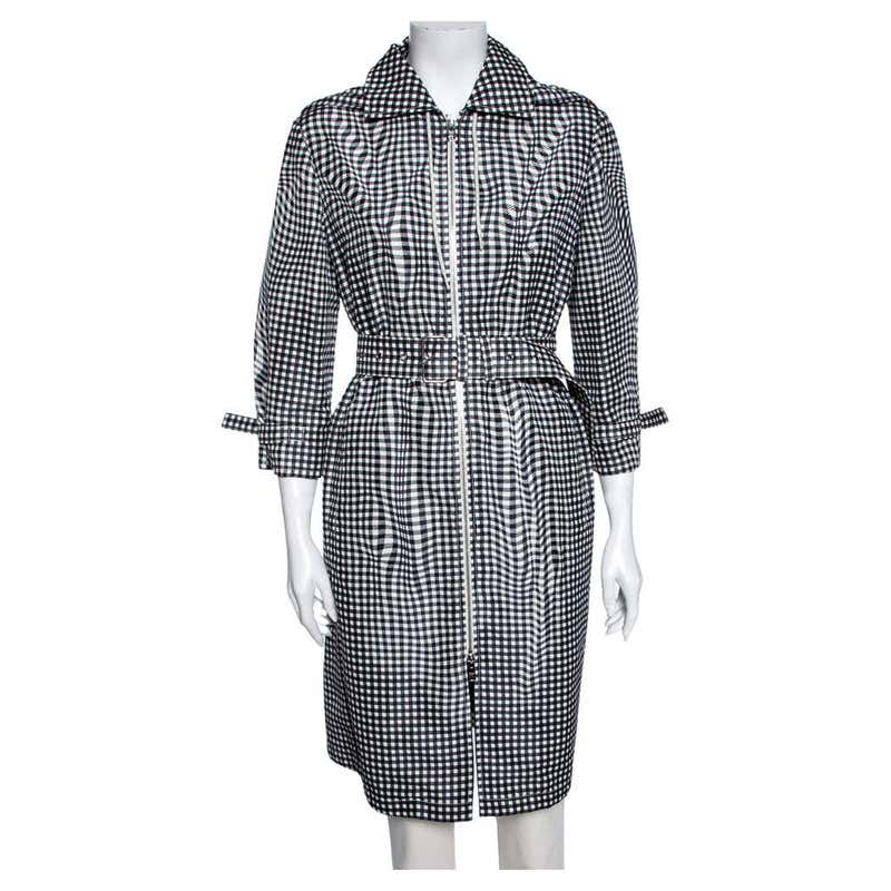 Vintage TURNBULL and ASSER LONDON Men's houndstooth check trench coat ...