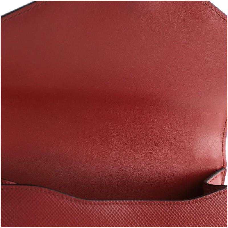 Brown Prada Monochrome Shoulder Bag Embellished Saffiano Leather Small