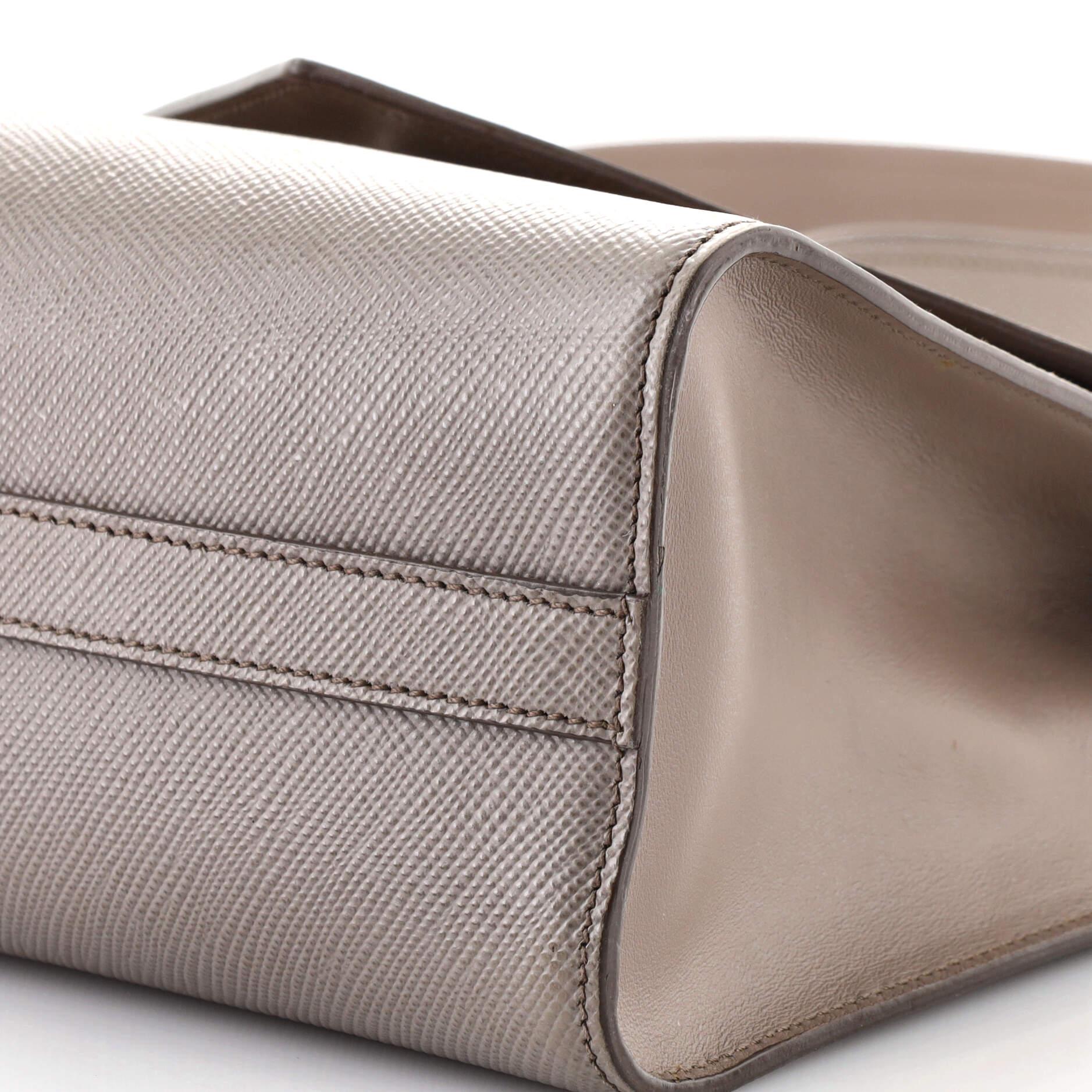Women's or Men's Prada Monochrome Shoulder Bag Saffiano Leather Medium