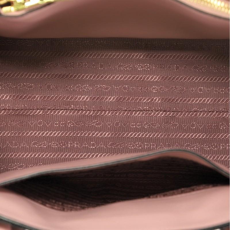 Prada Monochrome Tote Saffiano Leather with City Calfskin Small 1
