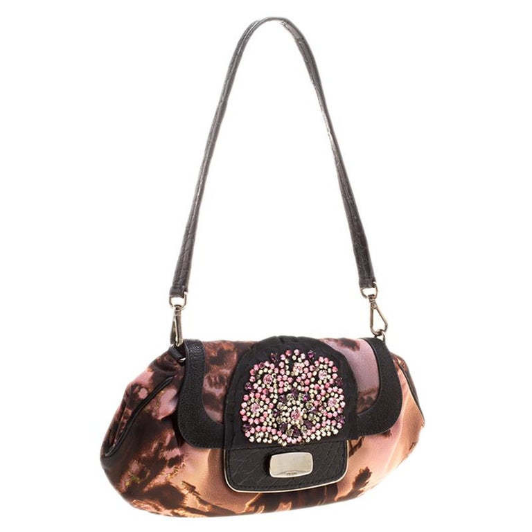 prada crystal nylon bag