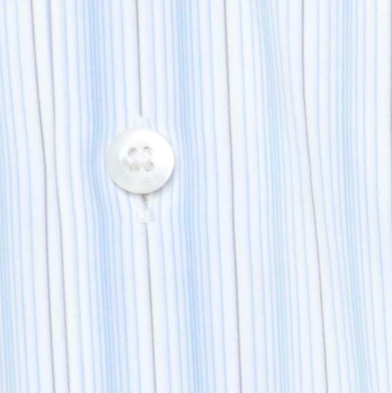 Prada Multicolor Striped Cotton Button Front Long Sleeve Shirt M In Good Condition In Dubai, Al Qouz 2