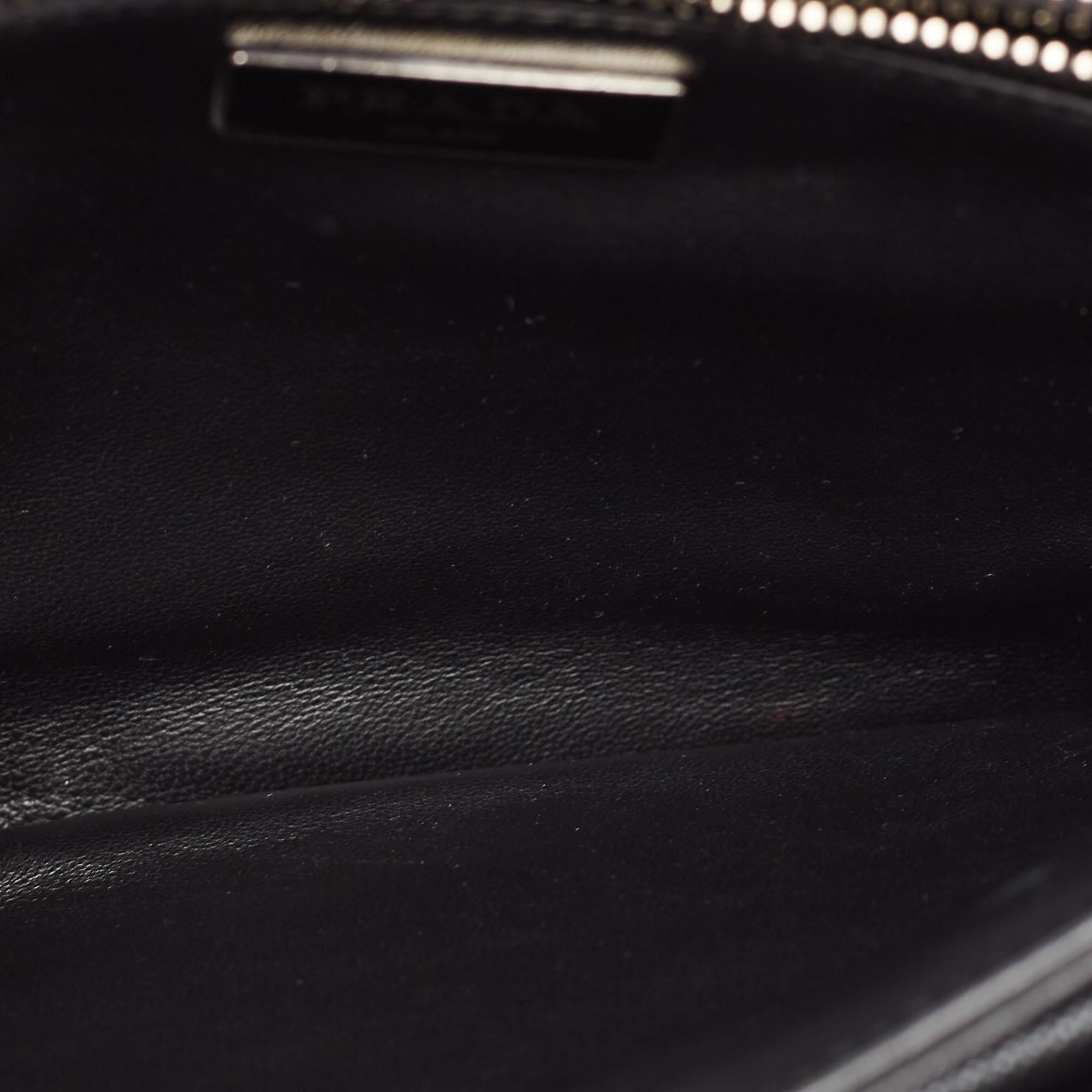 Prada Multicolor Tartan Leather Flap Top Handle Bag 7