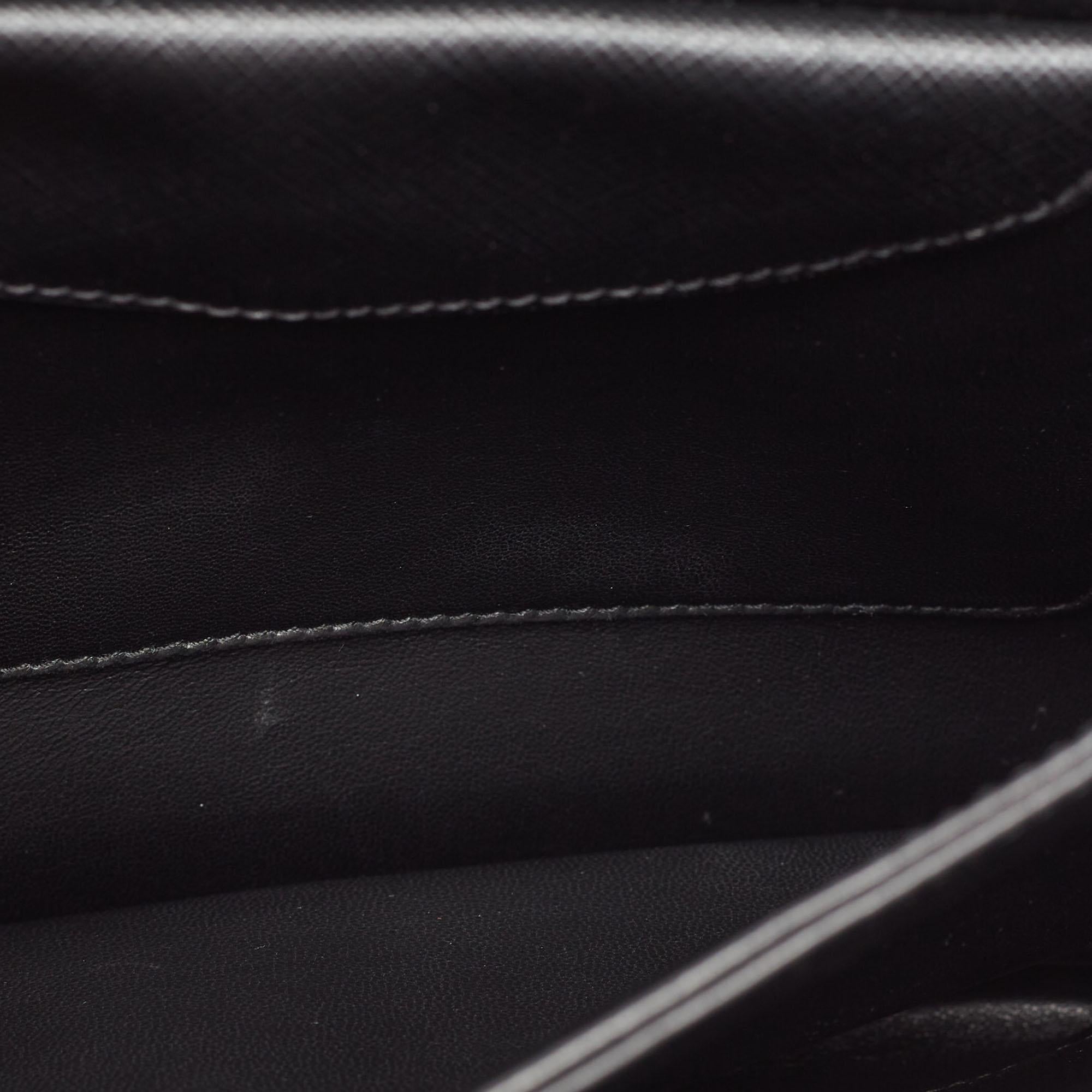 Prada Multicolor Tartan Leather Flap Top Handle Bag 4