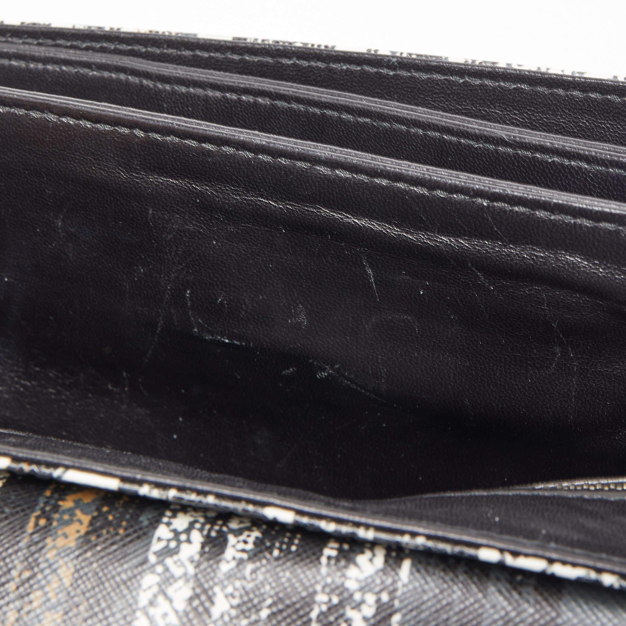 Prada Multicolor Tartan Plaid Saffiano Leather Flap Shoulder Bag 3