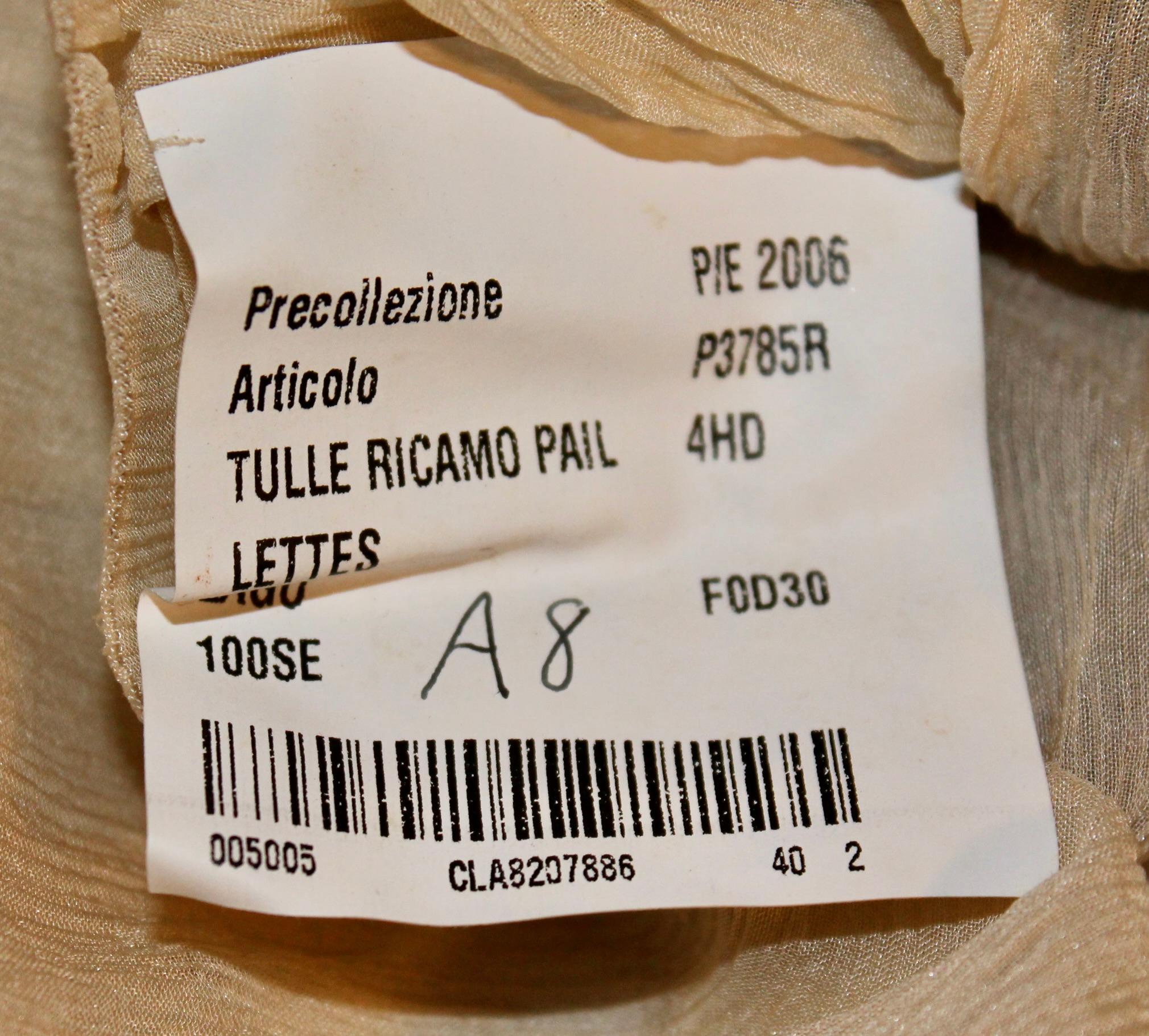 Prada Multicolored Irridized Plastic Disks Cocktail Dress For Sale 9