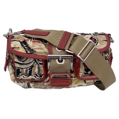 Prada Multicolored Tessuto Venice Buckle Shoulder Bag BR2604