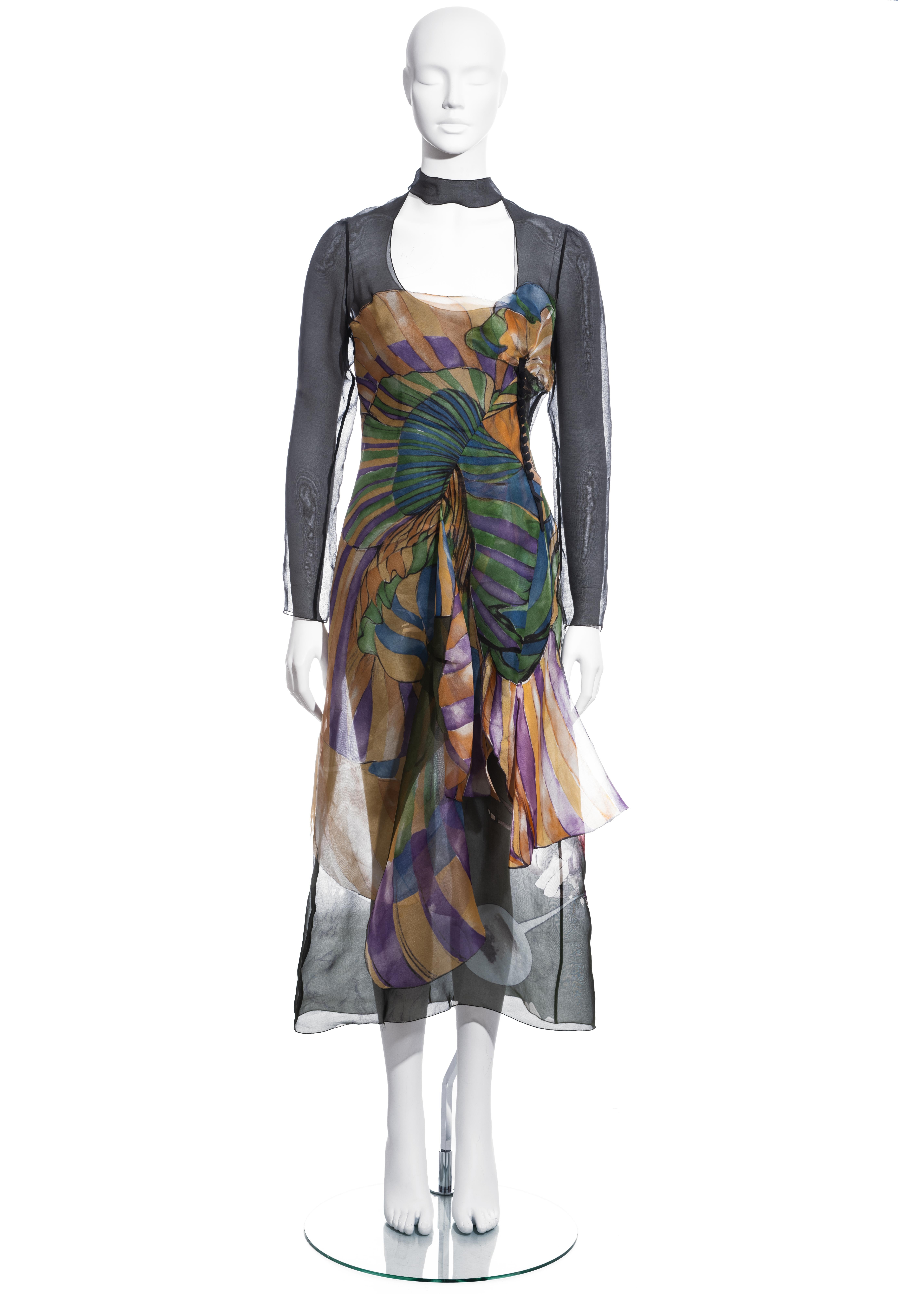 prada organza dress