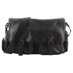 Prada Multiple Pocket Messenger Bag Leather Large