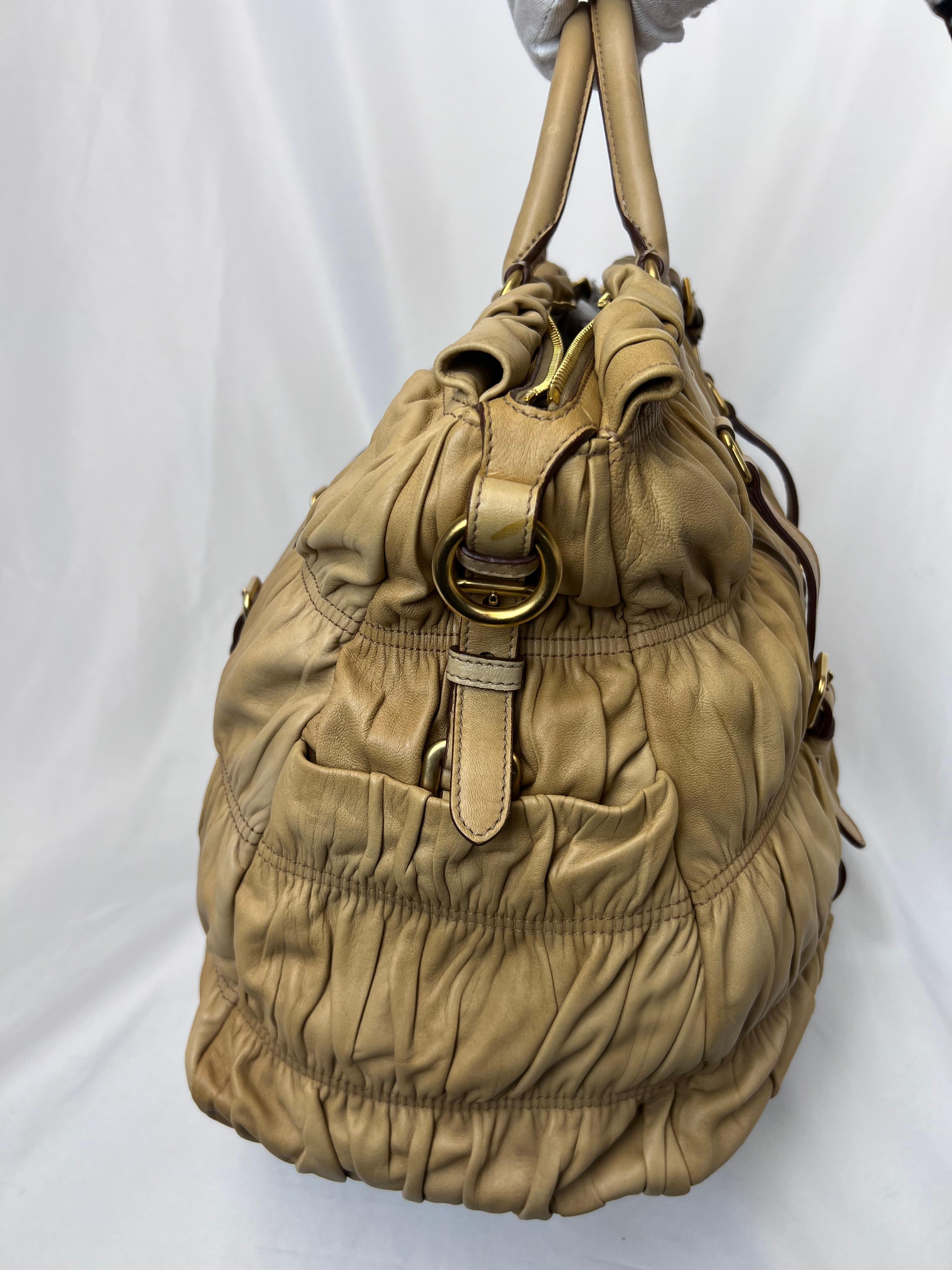 Women's or Men's PRADA Napa Gaufre Tote For Sale