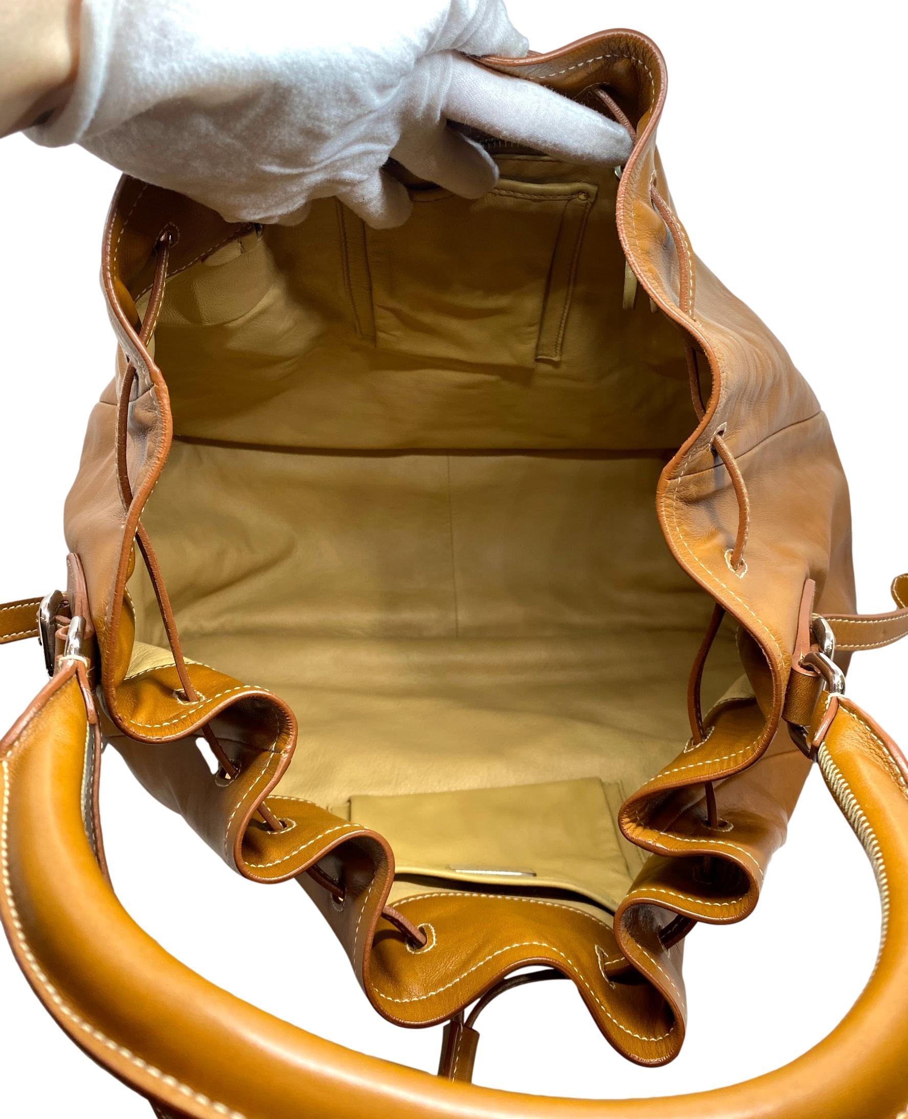 Prada Nappa Leather Drawstring Shoulder Top Handle Handbag, 2010. 2
