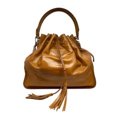 Prada Nappa Leather Drawstring Shoulder Top Handle Handbag, 2010.