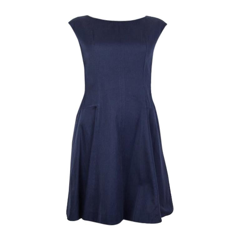 PRADA 26S SLEEVELESS FLARED DRESS 709