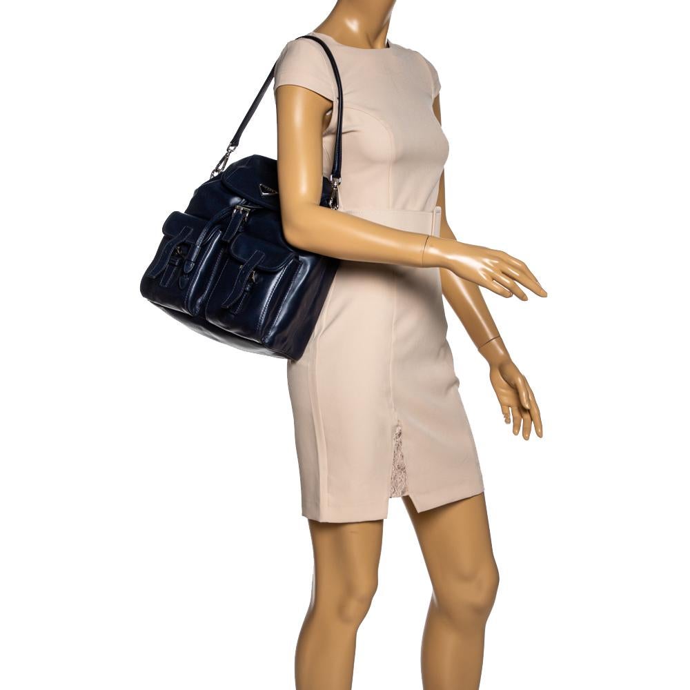 prada navy blue bag