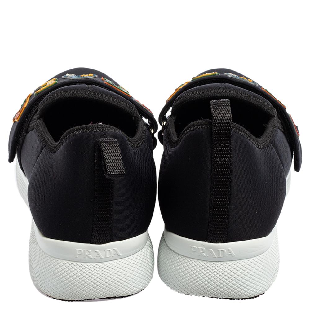 navy blue prada sneakers