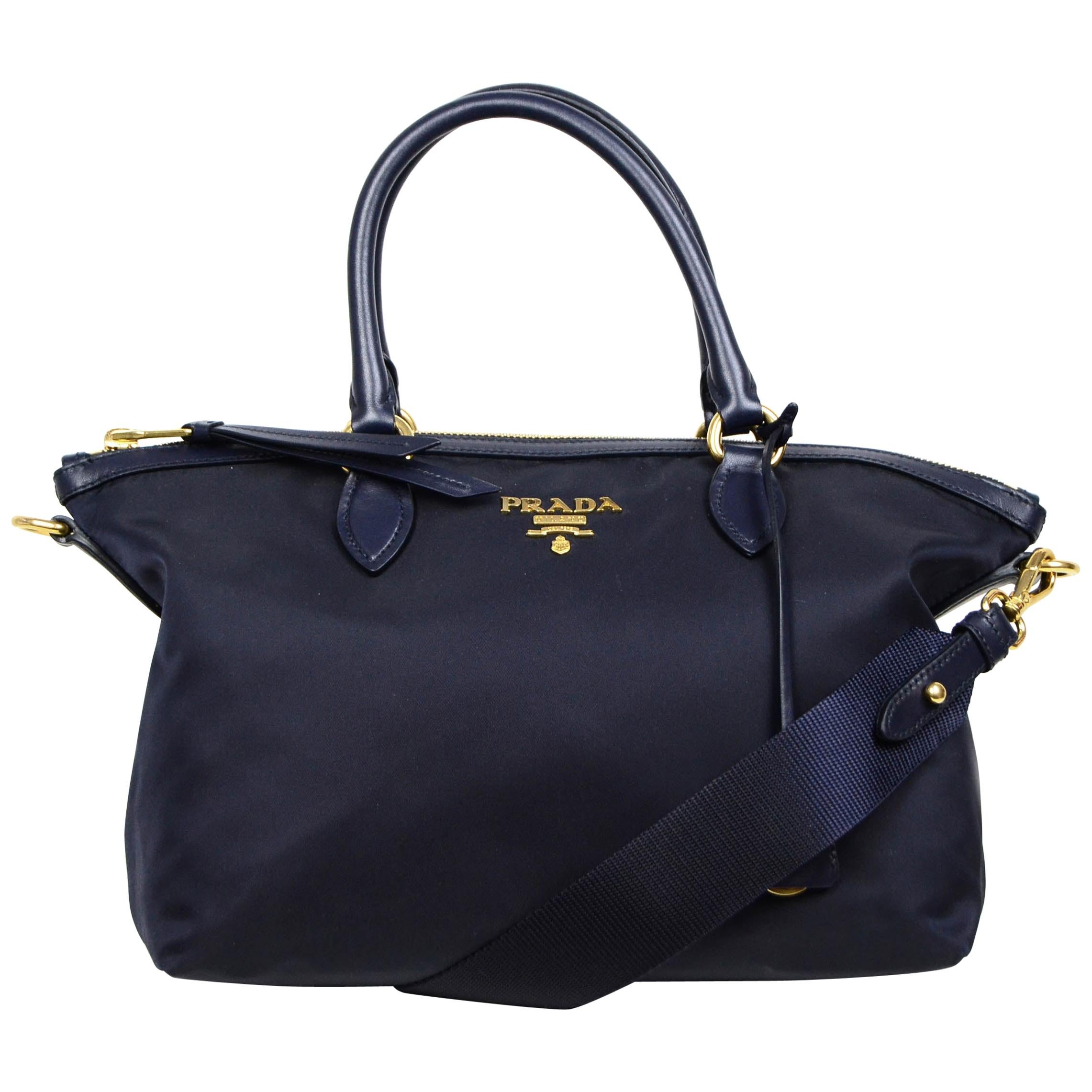 Preloved Prada Navy Blue Nylon Camara Bag 164 021523 – KimmieBBags LLC