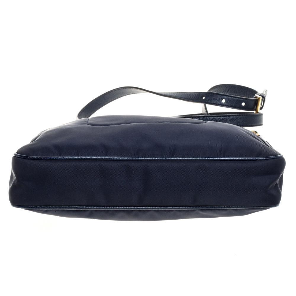 navy blue leather crossbody bag
