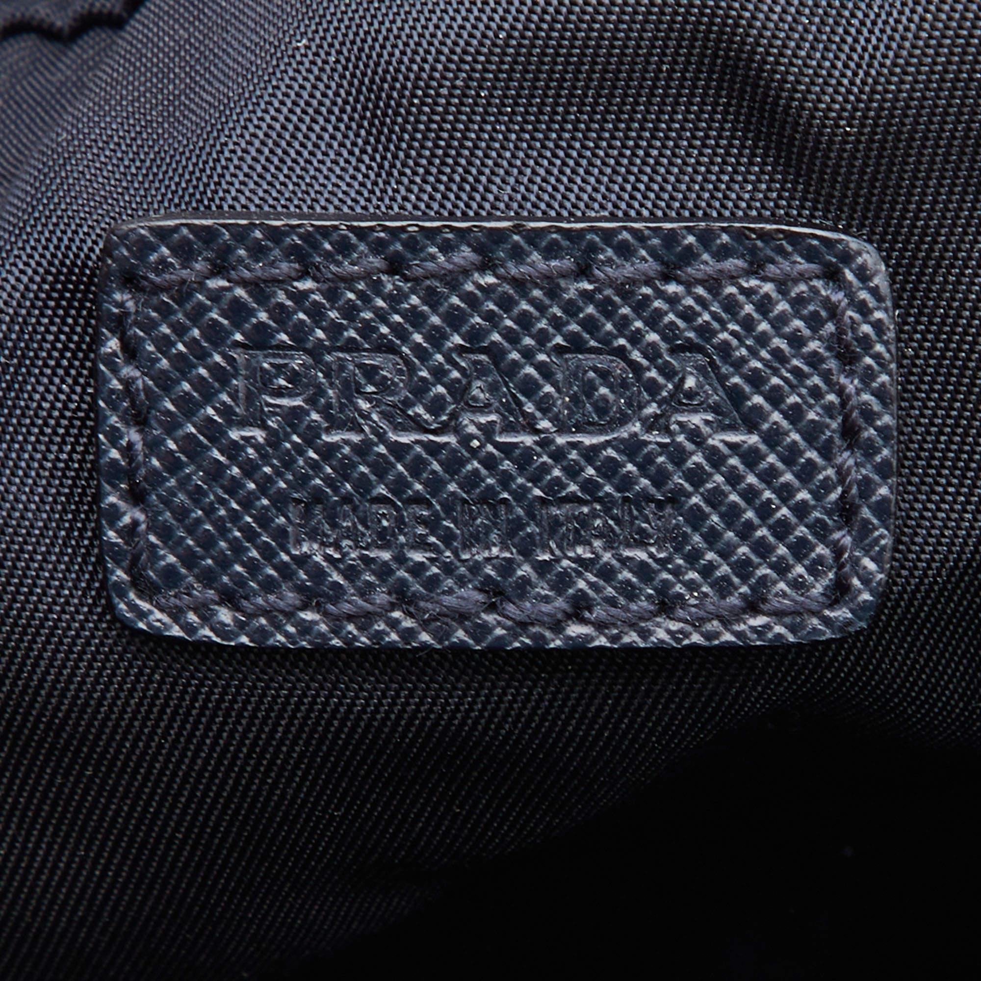 Prada Navy Blue Tessuto Nylon Multipocket Crossbody Bag 2