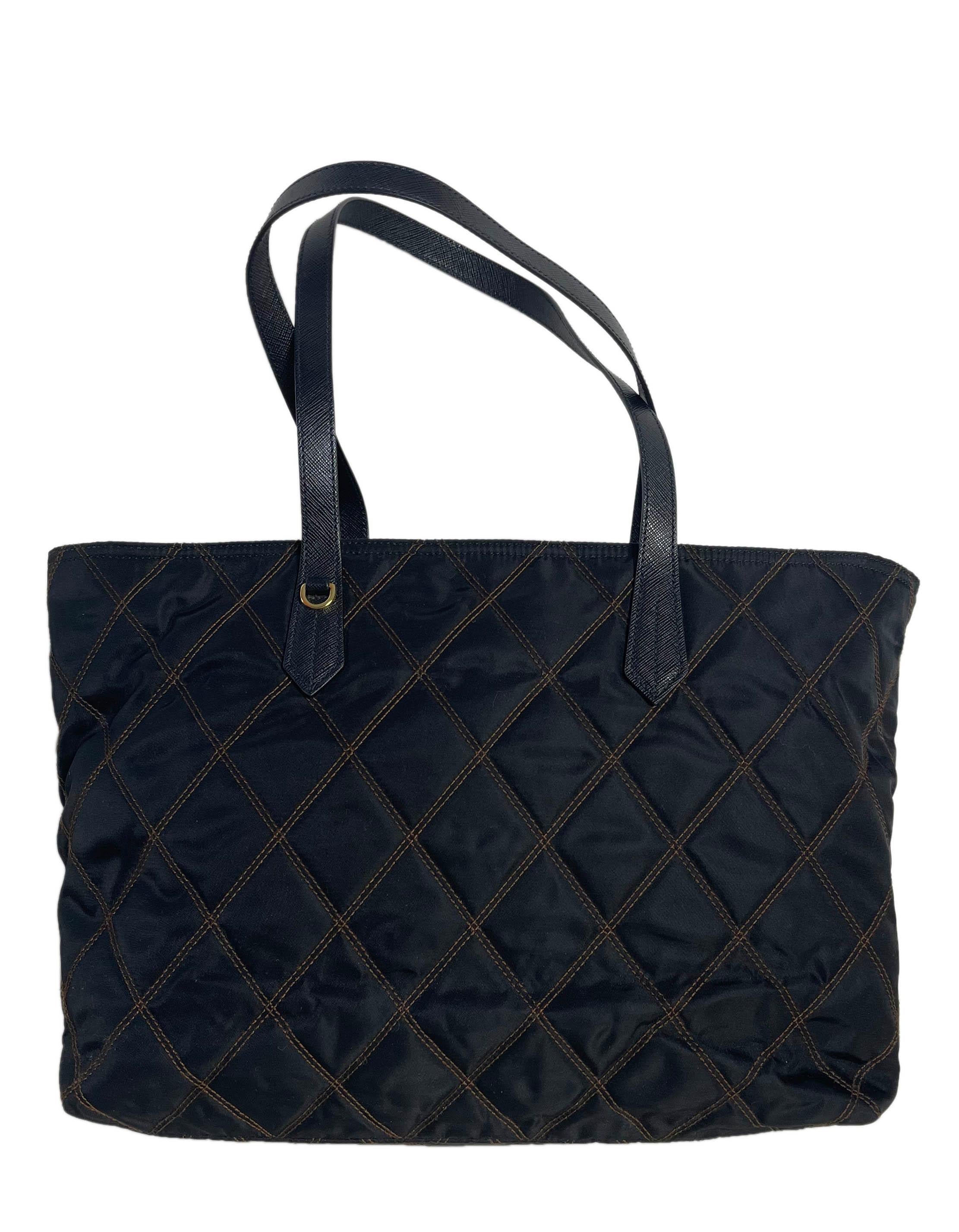 nylon quilted tote bags