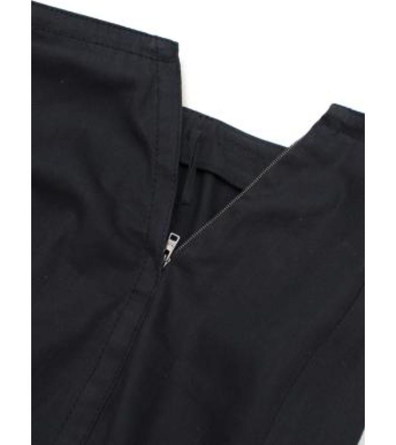 Women's Prada Navy Pencil Skirt For Sale