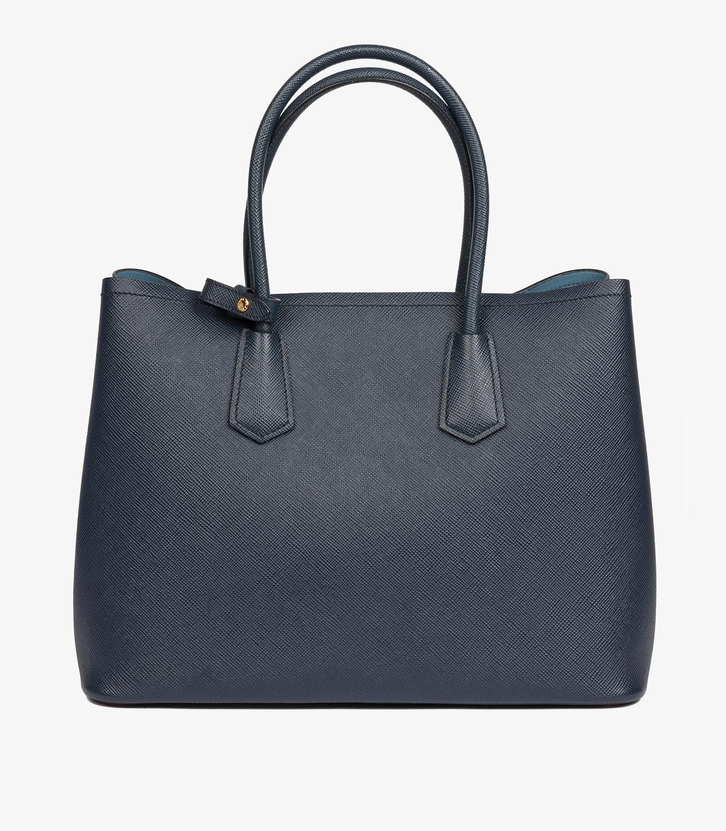 Women's or Men's Prada Navy Saffiano Leather Large Double Tote