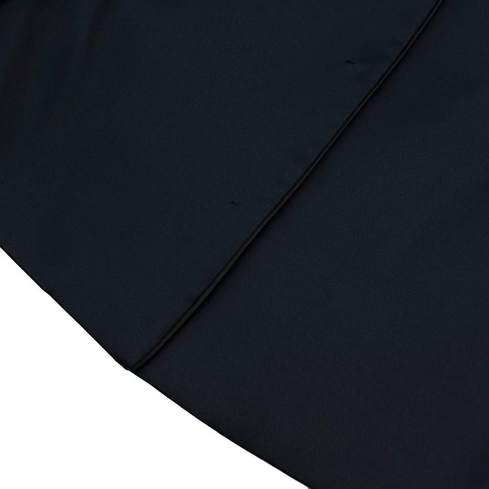Prada Navy Satin Blau Kristall verschönert kurze Jacke - Größe US 6 1