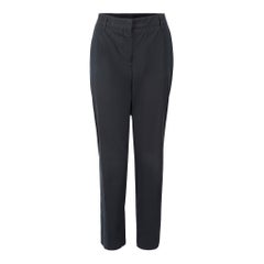 Prada Navy Slim Fit Cropped Trousers Size XL
