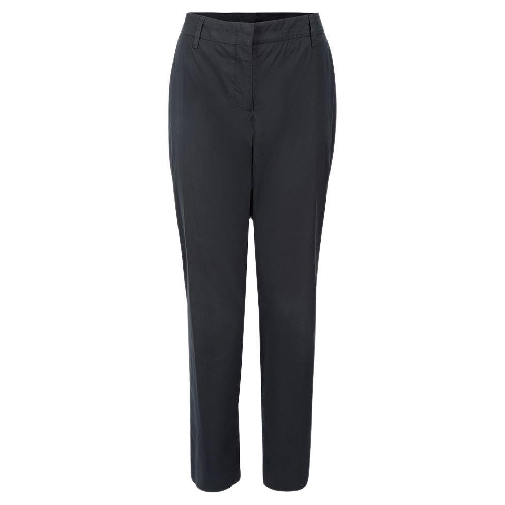 Prada Navy Straight Fit Trousers Size XL For Sale