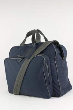 Prada Navy Tessuto Nylon 2way Travel Shoulder bag 6PR1020