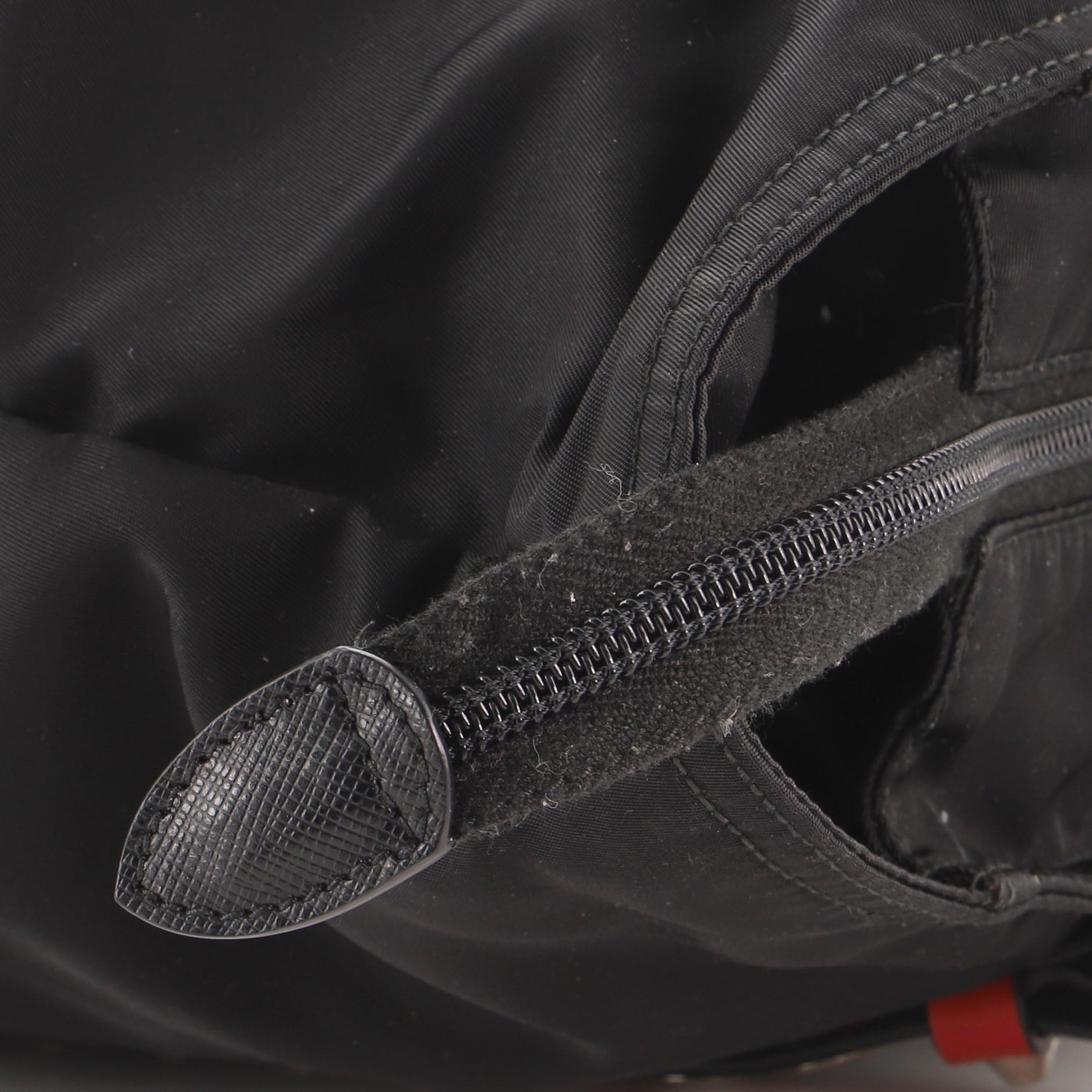 Prada New Vela Convertible Tote Tessuto with Studded Leather Medium 1