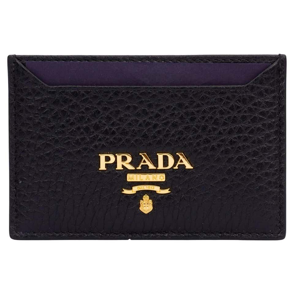 Prada Gray Leather Luggage Name Tag For Sale at 1stDibs | prada name ...