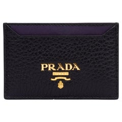 Prada NIB Credit Card Holder Black