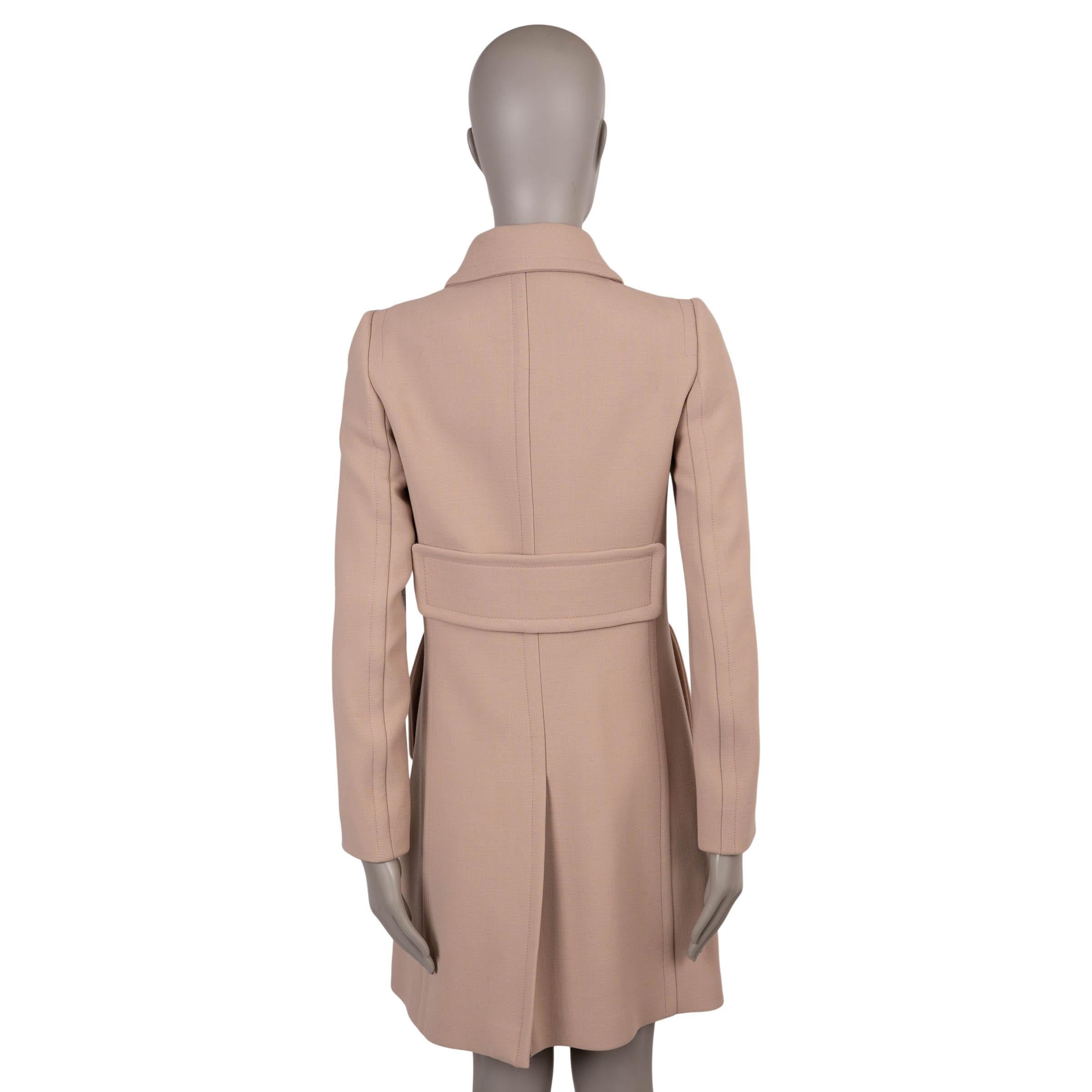 PRADA nackt Wolle 2011 SERGE Mantel Jacke 40 S (Braun) im Angebot