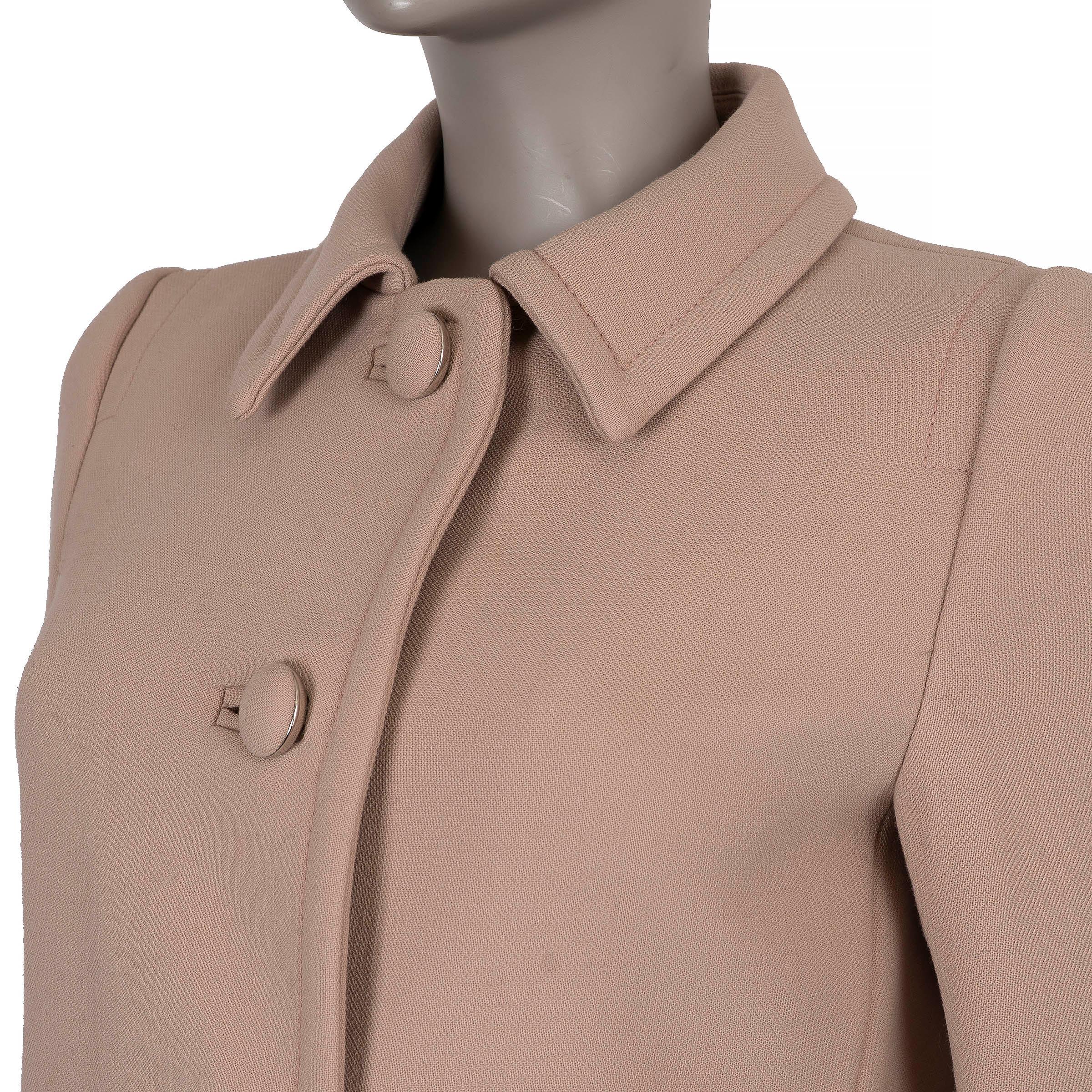 PRADA nackt Wolle 2011 SERGE Mantel Jacke 40 S Damen im Angebot