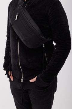 Prada Nylon Crossbody Bum Bag Black 018