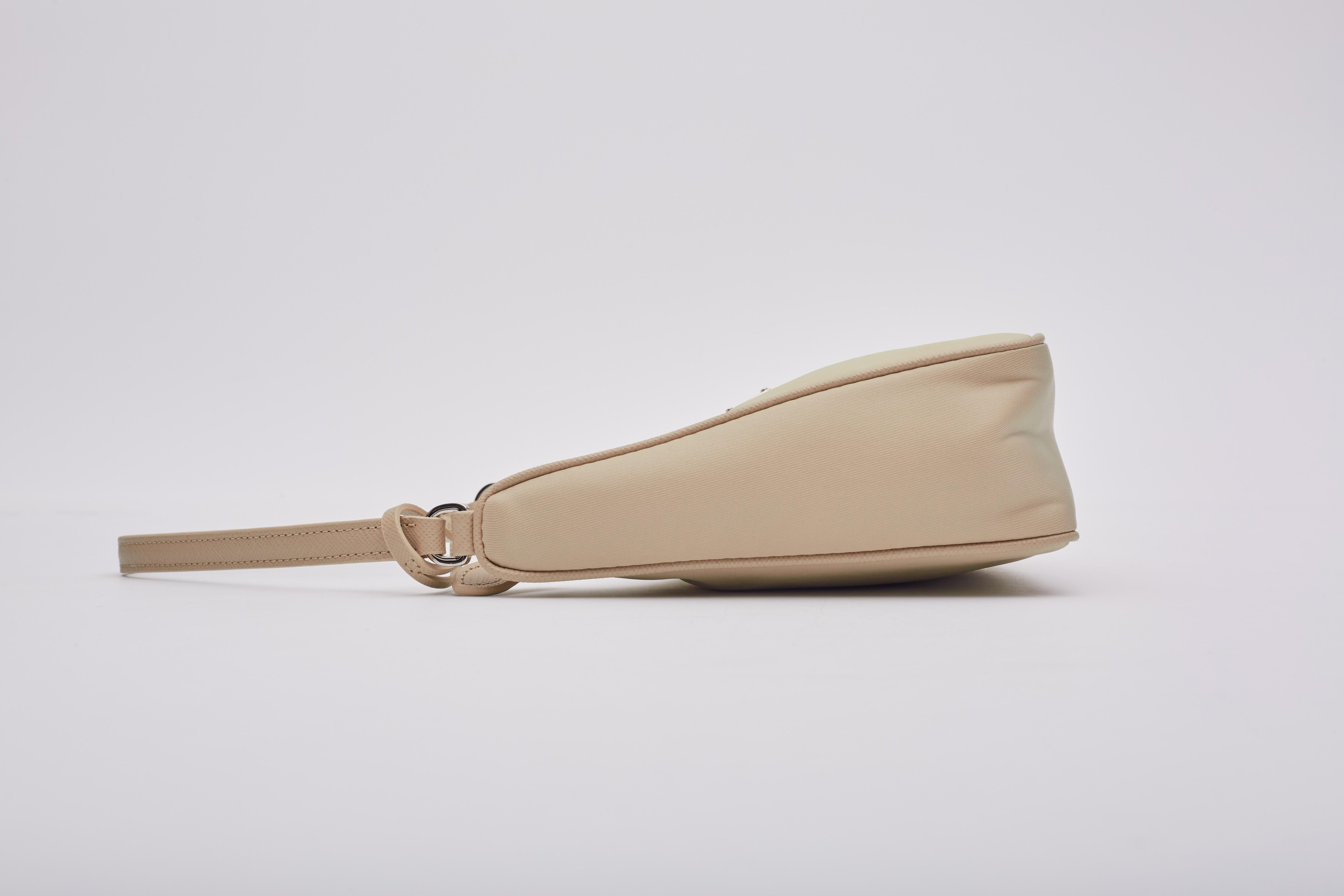 Prada Nylon Desert Beige Re-edition 2000 Bag Mini 4