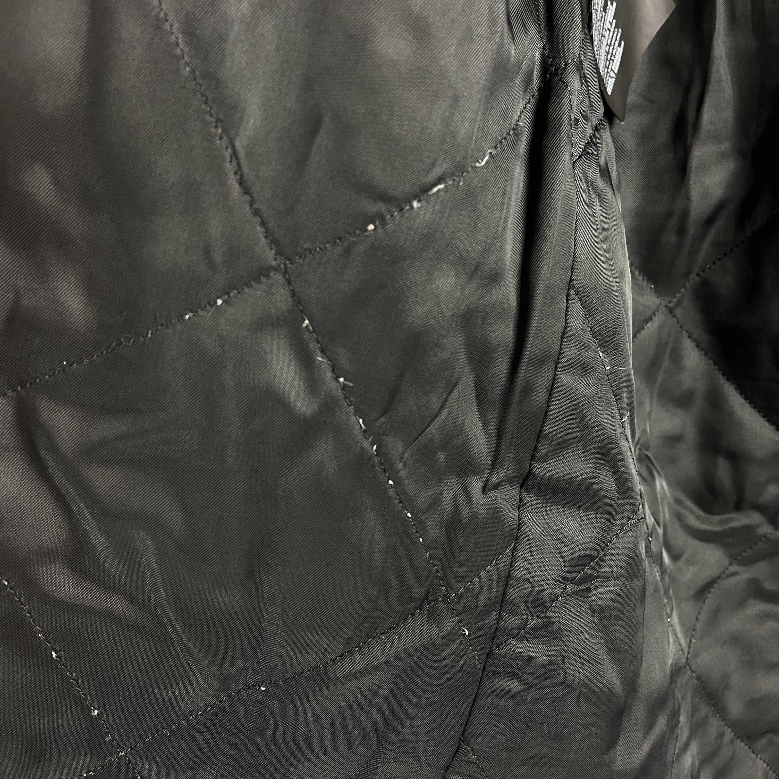 Prada Nylon Double Pocket Long Overcoat Jacket Black 38 US 2 6
