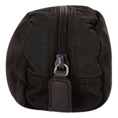 Prada Nylon Logo Cosmetic Pouch/Toiletry Bag