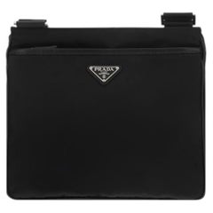 Prada Nylon Shoulder Bag — Black