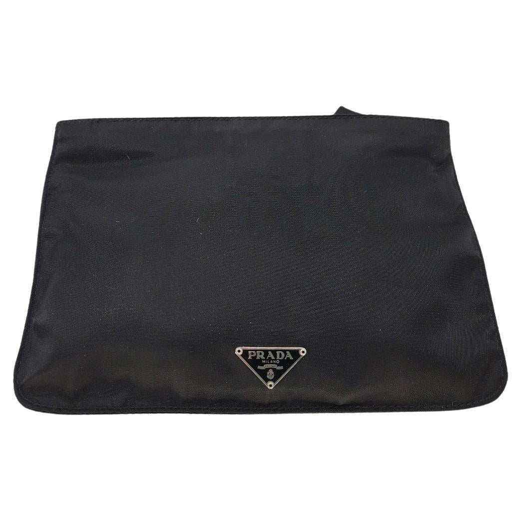 Prada Nylon Tessuto Clutch Pouch For Sale