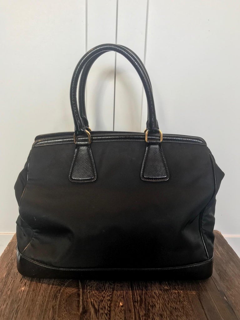 Prada Nylon Top Handle Bag For Sale at 1stdibs