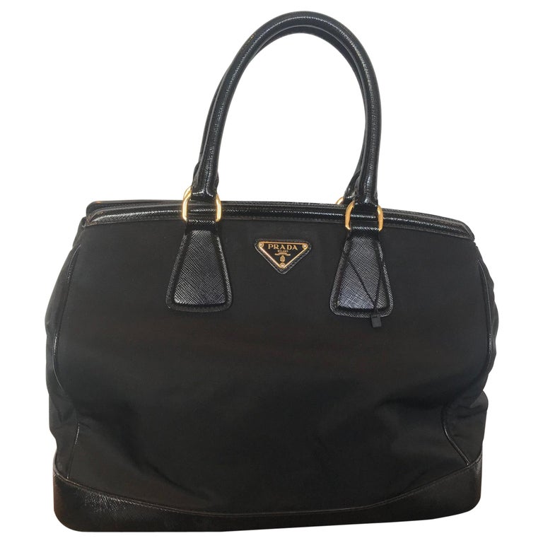Prada Nylon Top Handle Bag For Sale at 1stdibs