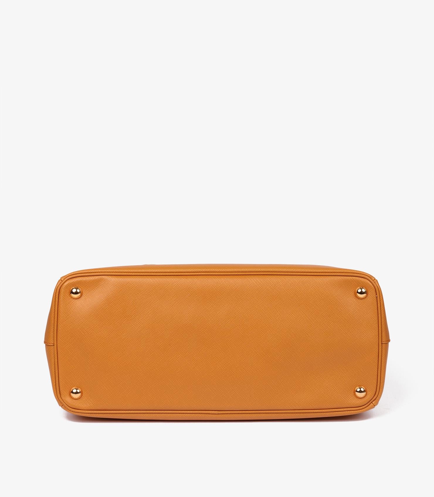 Bolso grande Prada Ocra Saffiano Lux Piel Galleria 1