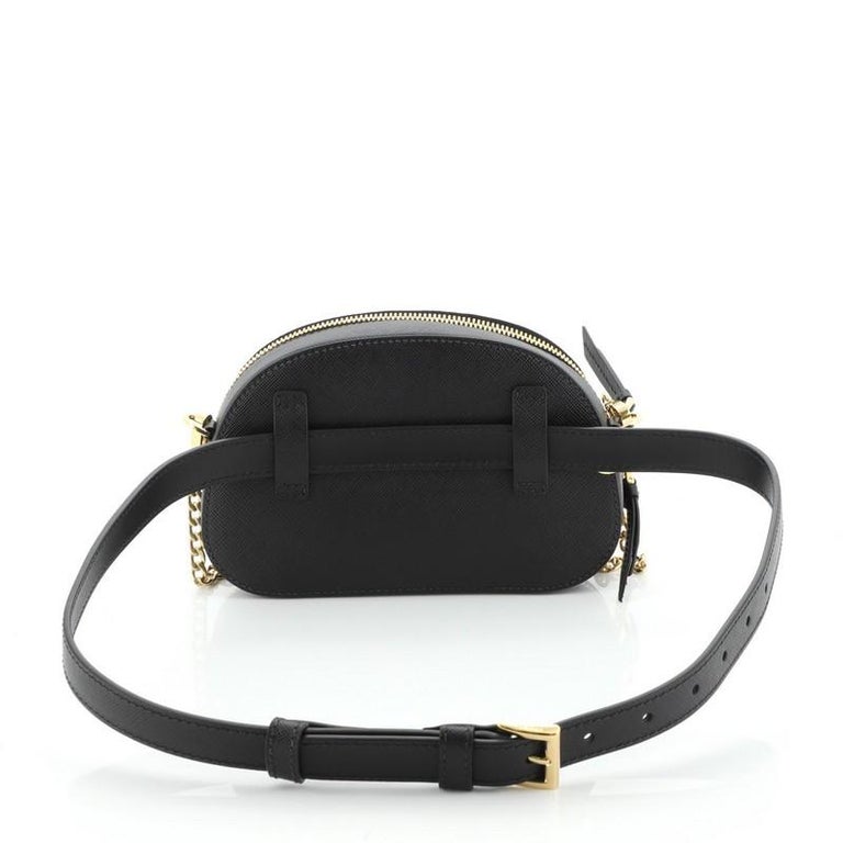 Prada Odette Convertible Belt Bag Saffiano Leather at 1stDibs