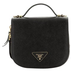 Prada Odette Flap Backpack Saffiano Leather Mini