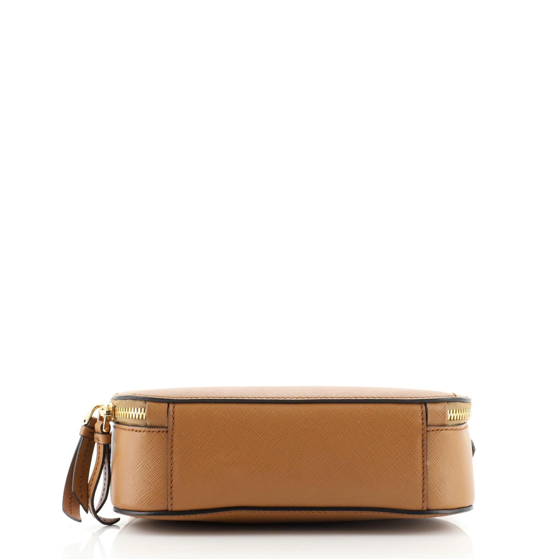 Prada Odette Top Handle Bag Saffiano Leather Small In Good Condition In NY, NY